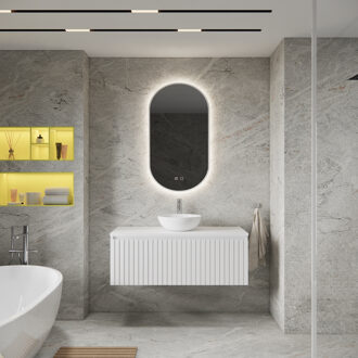 Boss & Wessing Badkamermeubelset BWS Linea | 100 cm | Mat Wit