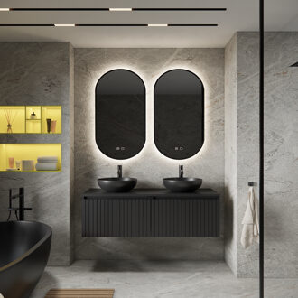 Boss & Wessing Badkamermeubelset BWS Linea | 120 cm | Mat Zwart