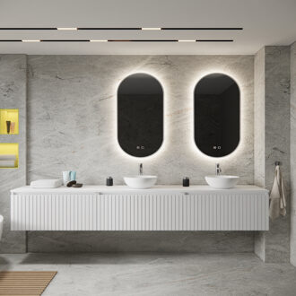 Boss & Wessing Badkamermeubelset BWS Linea | 270 cm | Mat Wit