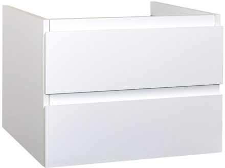 Boss & Wessing Badkamermeubelset BWS Sally 100 cm Twee Soft-Close Lades Hoogglans Wit