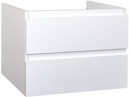 Boss & Wessing Badkamermeubelset BWS Sally 100 cm Twee Soft-Close Lades Mat Wit