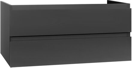 Boss & Wessing Badkamermeubelset BWS Sally 120 cm Twee Soft-Close Lades Hoogglans Grijs