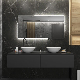 Boss & Wessing Badkamerspiegel BWS Liteem 140x70 cm Met LED