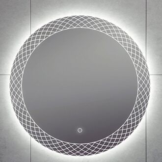 Boss & Wessing Badkamerspiegel BWS Madri Rond LED Verlichting Condensvrij 80 cm
