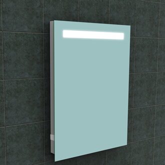 Boss & Wessing Badkamerspiegel BWS Mire Rechthoek Inclusief LED Verlichting + Stopcontact 60 cm