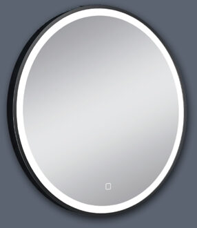 Boss & Wessing Badkamerspiegel BWS Oram 60 cm LED Verlichting Mat Zwart