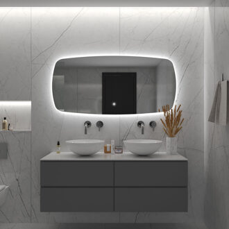 Boss & Wessing Badkamerspiegel BWS Torea 100x60cm Horizontaal LED