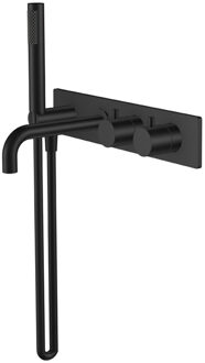 Boss & Wessing Badkraan BWS Exclusive Thermostaat Inbouw 2-knops Mat Zwart