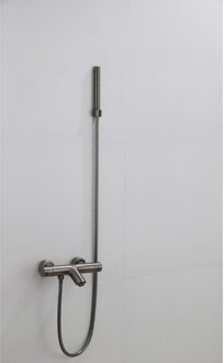 Boss & Wessing Badkraan Opbouw BWS Exclusive met Staaf Handdouche Set Gunmetal