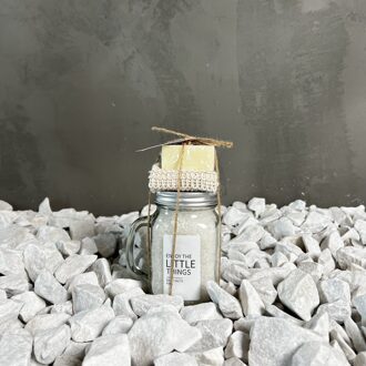 Boss & Wessing Badkristallen In Glas AQS Wellness Met Zeep Aquasplash