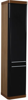 Boss & Wessing Badmeubelkast BWS Piano 180x40x35cm Zwart Bruin