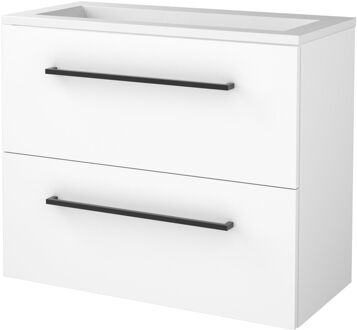 Boss & Wessing Badmeubelset Aquasplash Salt 80x39 cm Met Grepen Aquasplash