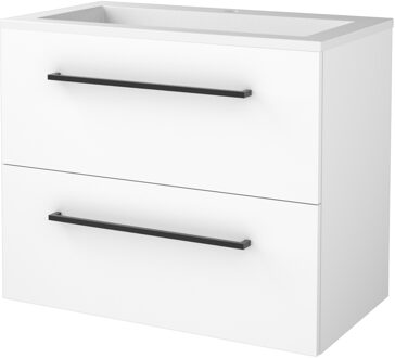 Boss & Wessing Badmeubelset Aquasplash Salt 80x46 cm Met Grepen Aquasplash