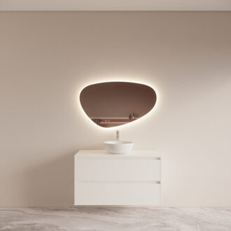 Boss & Wessing Badmeubelset BWS Riga Met Topplaat 100 cm Mat Wit