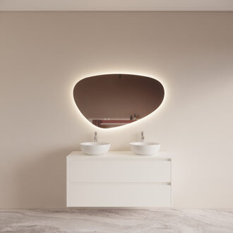 Boss & Wessing Badmeubelset BWS Riga Met Topplaat 120 cm Mat Wit