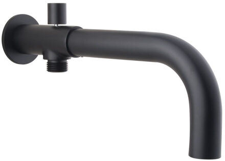 Boss & Wessing Baduitloop BWS Inbouw Rond Met Omstel 24 cm Mat Zwart