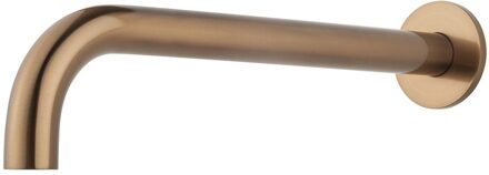 Boss & Wessing Baduitloop Inbouw BWS Karsten Rond 30 Cm 1/2 Geborsteld Brons Koper