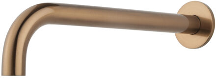 Boss & Wessing Baduitloop Inbouw BWS Karsten Rond 30 Cm 1/2 Geborsteld Brons Koper