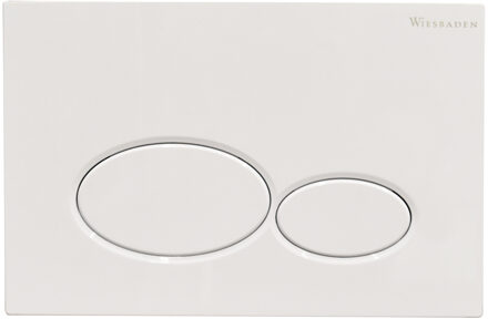 Boss & Wessing Bedieningsplaat voor Geberit UP320 BWS Glanzend Wit