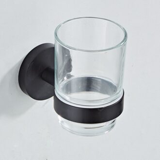 Boss & Wessing Bekerhouder Boss & Wessing Nero � 65 mm Messing Mat Zwart Aqua Splash