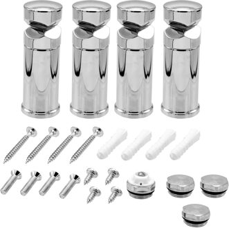 Boss & Wessing Bevestigingsset Handdoekdroger BWS Jackson 4 st. Chroom