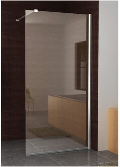 Boss & Wessing BWS Apollo Inloopdouche met Muurprofiel 50x200cm Nano Glas 10mm