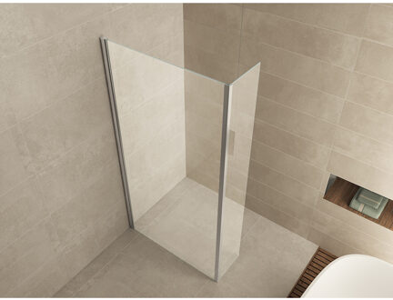 Boss & Wessing BWS Apollo Zijwand met Hoekprofiel 30x200cm 10mm NANO Coating