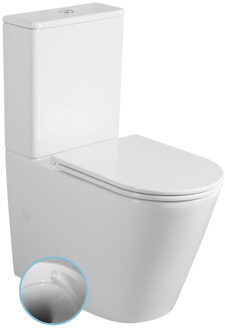 Boss & Wessing BWS AVI duoblok Rimless Glans wit Tornado Spoeling incl zitting PK (AO optioneel)