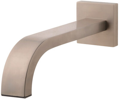 Boss & Wessing BWS Baduitloop Inbouw Vierkant 1/2" Geborsteld Staal RVS geborsteld