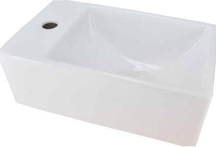 Boss & Wessing BWS Blong XXS Links Fontein 305X180X110 Wit Hoogglans Wit