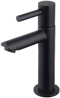 Boss & Wessing BWS Danu XL 15 cm Toiletkraan 1/2'' Met Keramisch Binnenwerk Mat Zwart Boss & Wessing