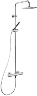 Boss & Wessing BWS Douche Opbouwset Thermostatisch Round met Handdouche Chroom