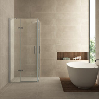 Boss & Wessing BWS Douchecabine met Hoekinstap met 2 deuren 90x90cm 8mm NANO Coating