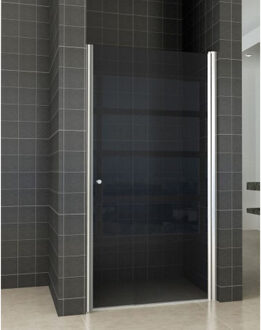 Boss & Wessing BWS Douchedeur | Profiel | 100x202cm | 8mm NANO Omkeerbaar Rookglas | Nisdeur Chroom