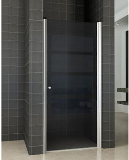 Boss & Wessing BWS Douchedeur | Profiel | 90x202cm | 8mm NANO Omkeerbaar Rookglas | Nisdeur Chroom