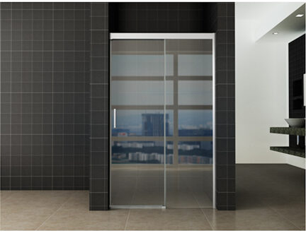 Boss & Wessing BWS Douchedeur | Softclose 2.0 | 120x200cm | 8mm Aluminium NANO Coating | Nisdeur Chroom