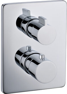 Boss & Wessing BWS Douchekraan Inbouw Bad Douche Met Omsteller En Temperatuurregeling Chroom