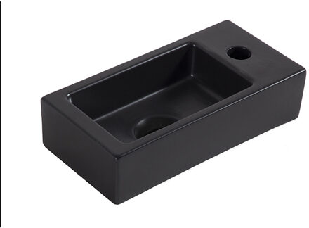 Boss & Wessing BWS Fontein Rino Mini Rechts 36x18x9 cm Mat Zwart