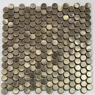 Boss & Wessing BWS Goud Mozaiek Rond 30 x 30 cm Boss & Wessing