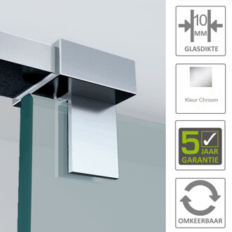 Boss & Wessing BWS Haakse Glaskoppeling Chroom Draaibaar t.b.v. Stabilisatiestang