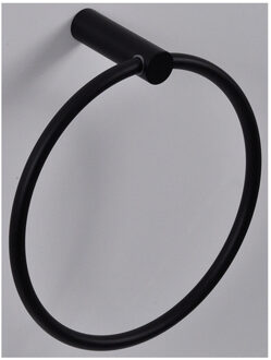 Boss & Wessing BWS Handdoekring Mia Rond Mat Zwart