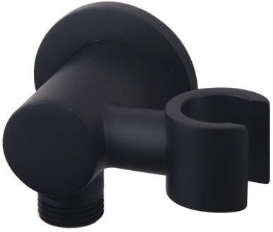 Boss & Wessing BWS Handdouchehouder Met Doucheaansluiting En Kantelbare Opsteek 1/2" Mat Zwart