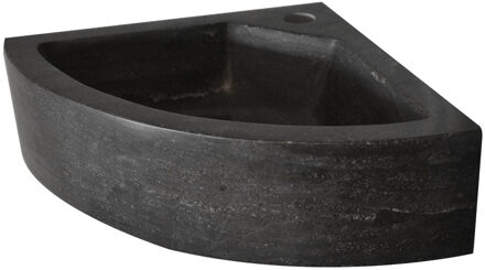 Boss & Wessing BWS Hardstenen Hoekfontein 30x30x10 cm Zwart
