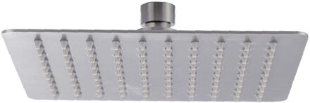 Boss & Wessing BWS Hoofddouche Hera UFO Vierkant Ultra Plat 20 cm RVS Chroom