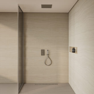 Boss & Wessing BWS Inbouw Plafondregendouche | Colorato | 30CM | met Handdouche | Chroom | SET