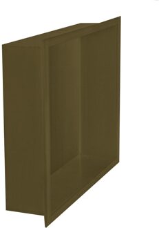 Boss & Wessing BWS Inbouwnis | 30x30x7cm |Mat Metallic Brown