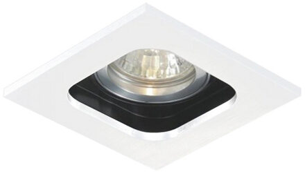 Boss & Wessing BWS Inbouwspot LED Kiana 1 10x10x9cm Vierkant Aluminium Wit OP = OP
