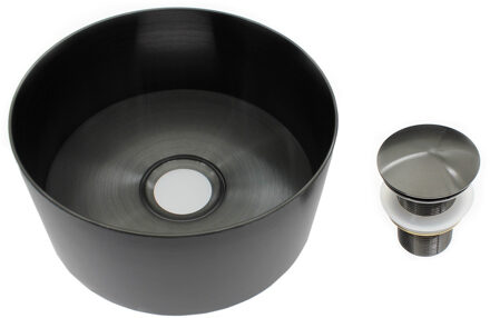 Boss & Wessing BWS Industrial Mini 21 cm incl Waste Gunmetal PVD Boss & Wessing