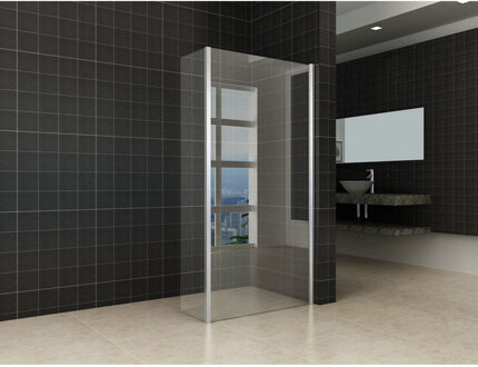 Boss & Wessing BWS Inloopdouche Huron met Zijwand 30 cm 120x200 cm 8 mm NANO Coating