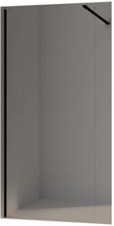 Boss & Wessing BWS Inloopdouche Pro Line Helder Glas Black Chrome Profiel en Stang (13 varianten) Black Chrome Profiel/beslag